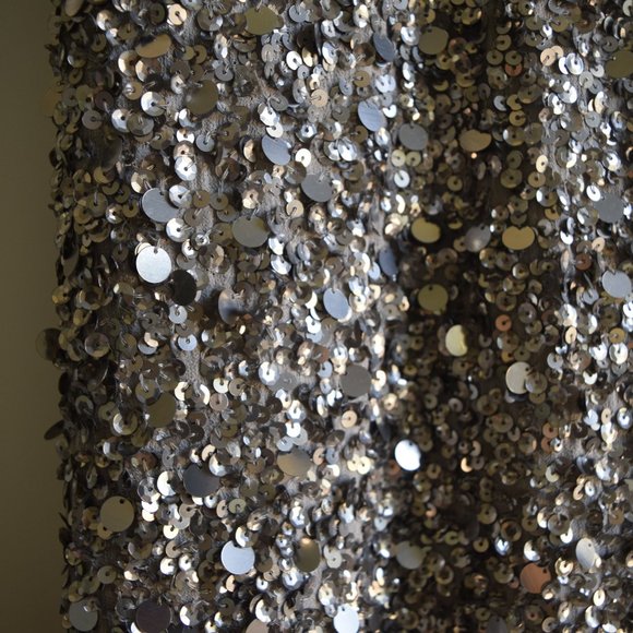 Sparkly Silver Cocktail Dress - Picture 4 of 7